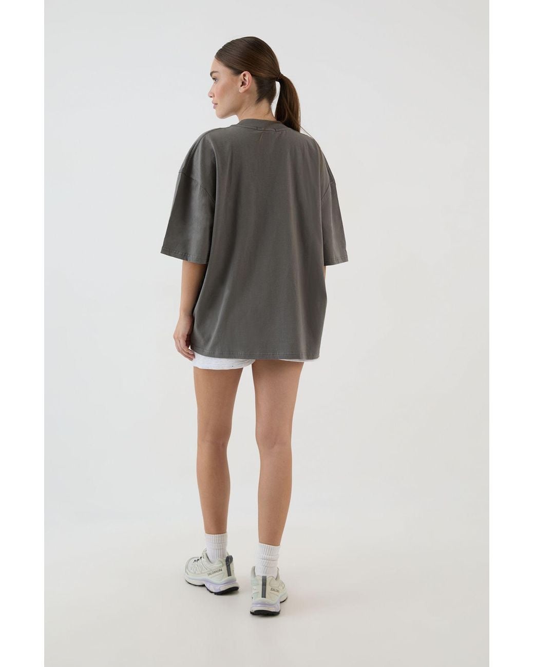 DSGN Studio Gray Sports Club Heavyweight Oversized T-Shirt