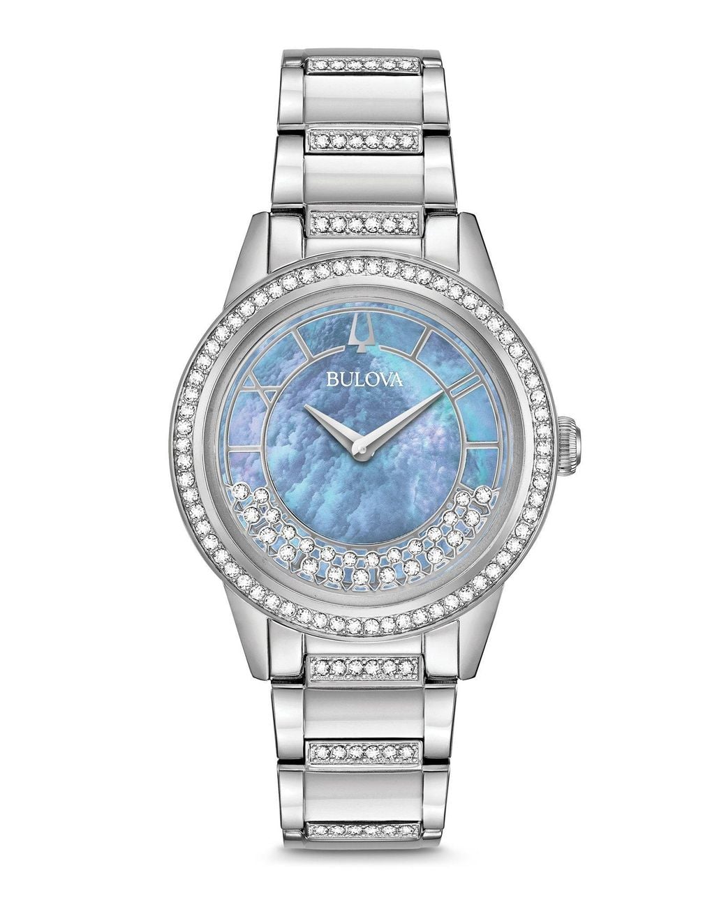 Bulova Blue Turnstyle Watch 96L260 Stainless Steel (Archived)