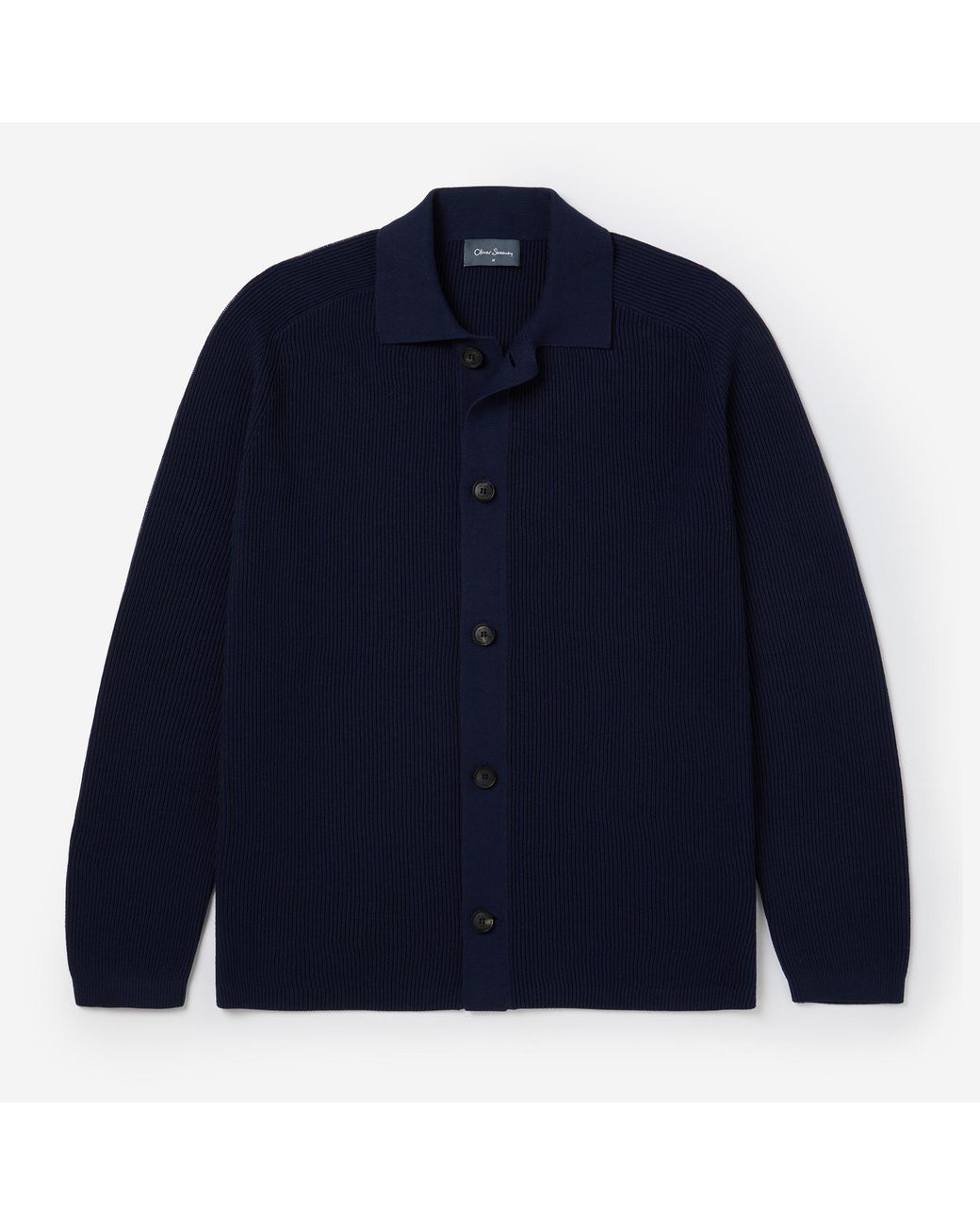 Oliver Sweeney Blue 100% Cotton Overshirt for men