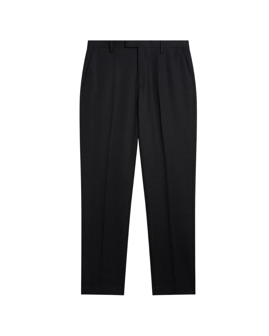 Ted Baker Blue Selwynt Lightweight Wool Blend Trousers for men