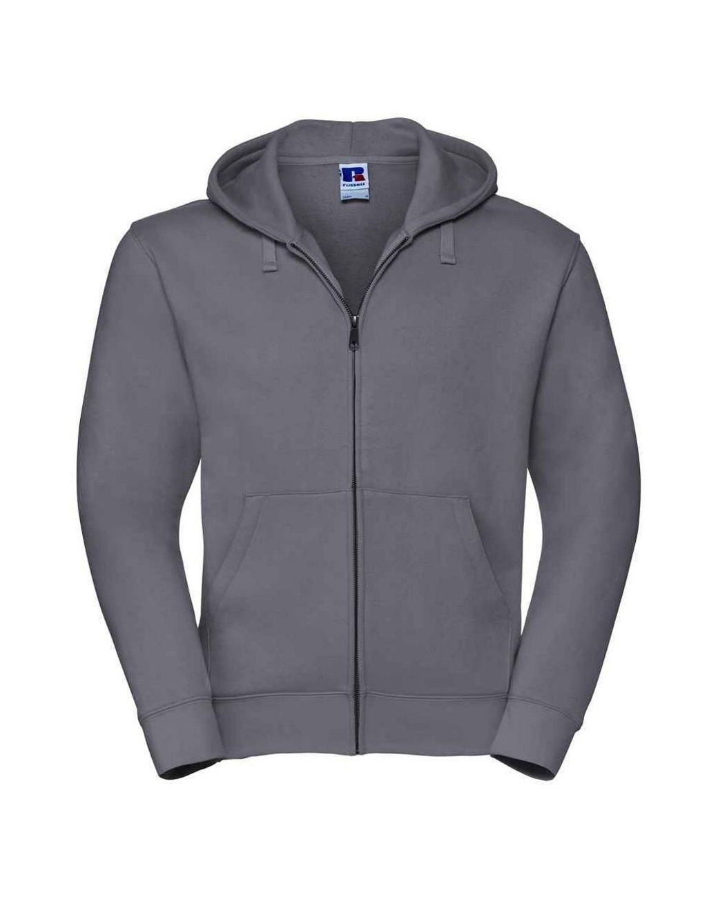Russell Gray Authentic Hooded Sweatshirt (Convoy) for men