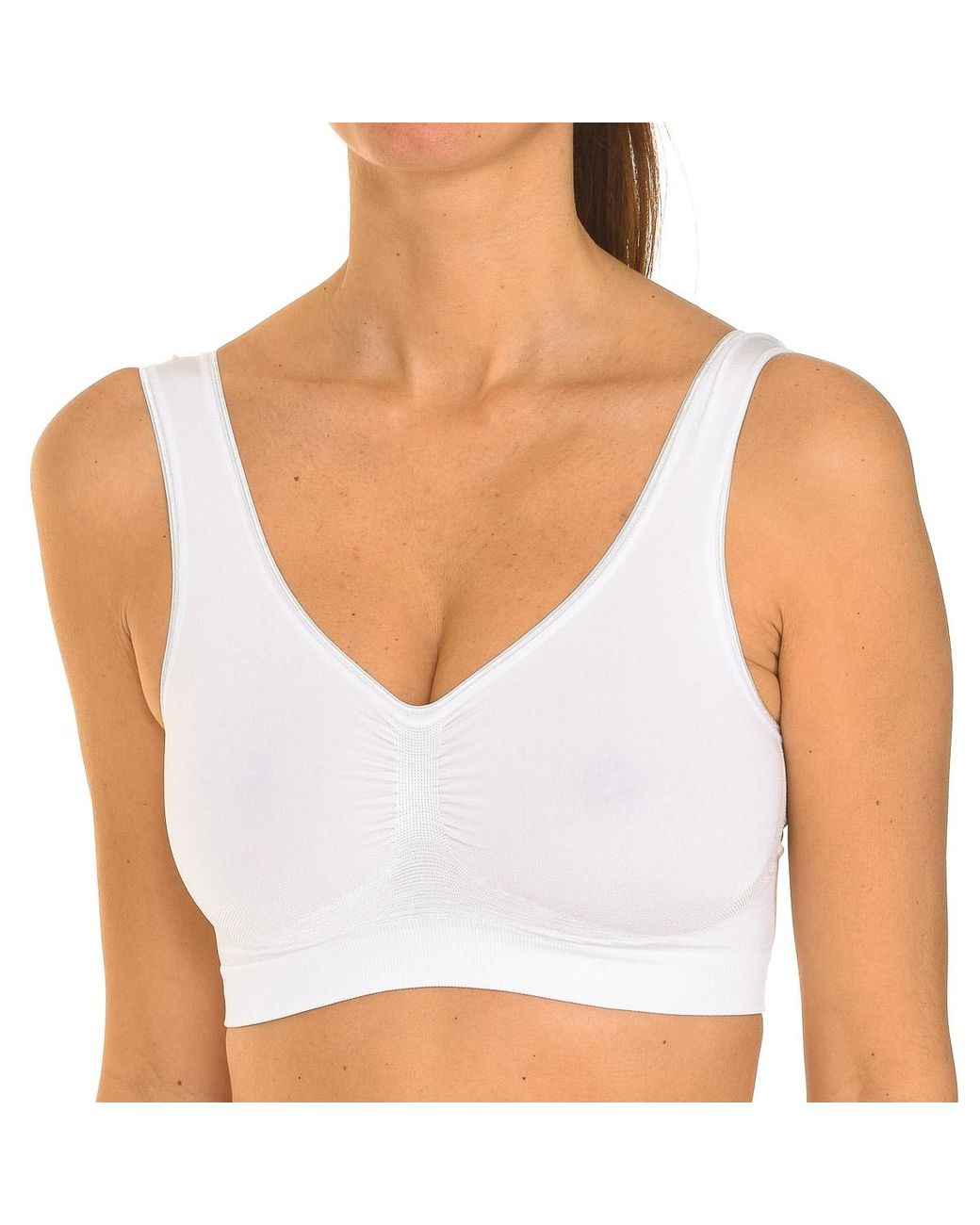 Intimidea White Reggiseño Push Up Bra 110621