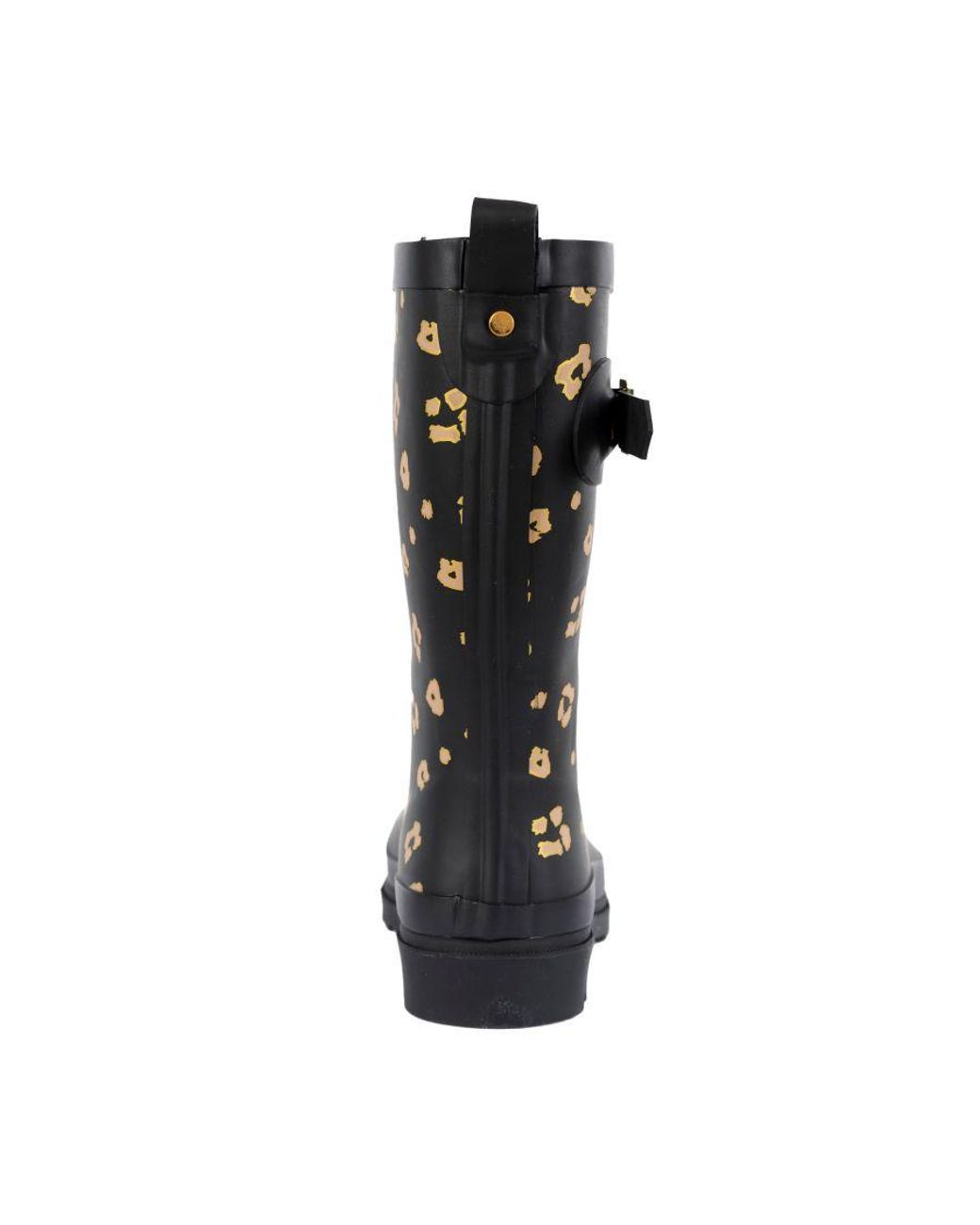 Trespass Black Ladies Celeste Printed Wellington Boots