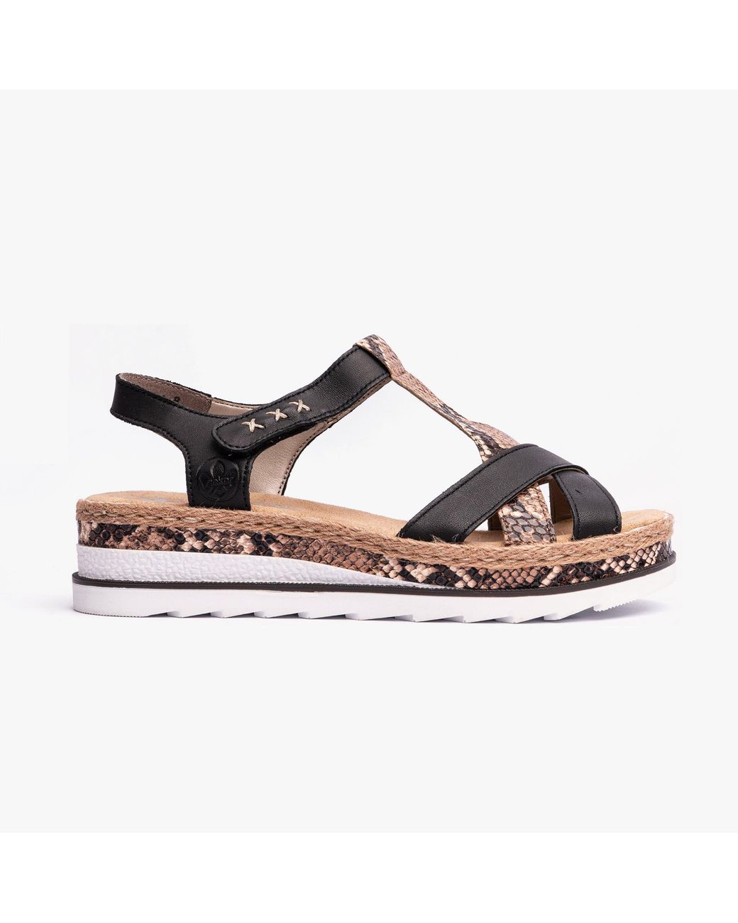 Rieker Metallic V7919-00 Sandals