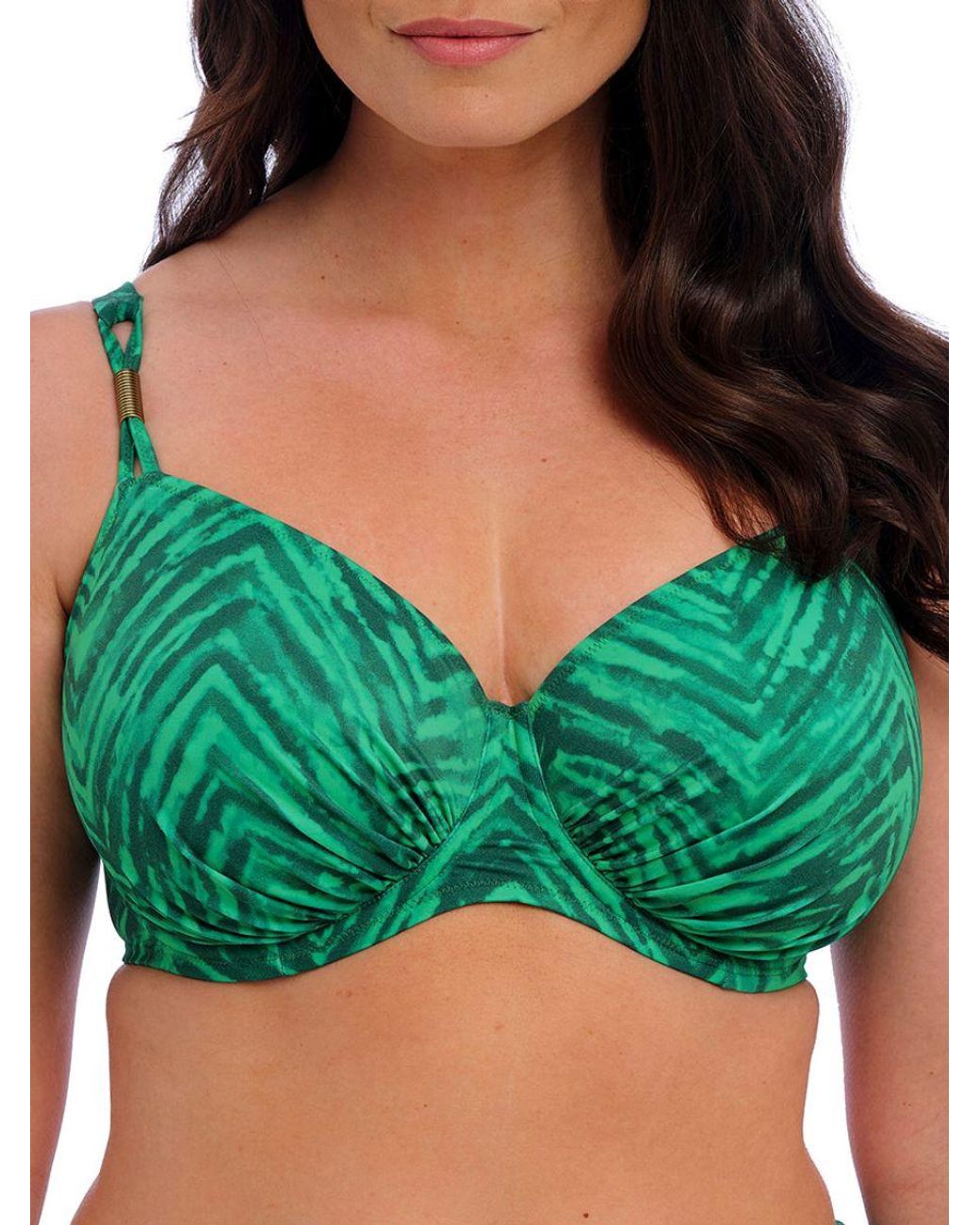 Fantasie Green Punta Mita Full Cup Bikini Top