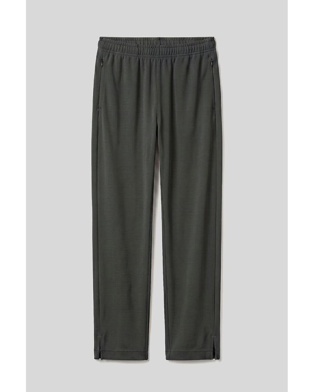 TOMMY LIFE Black Viscose Blend Sweatpants for men