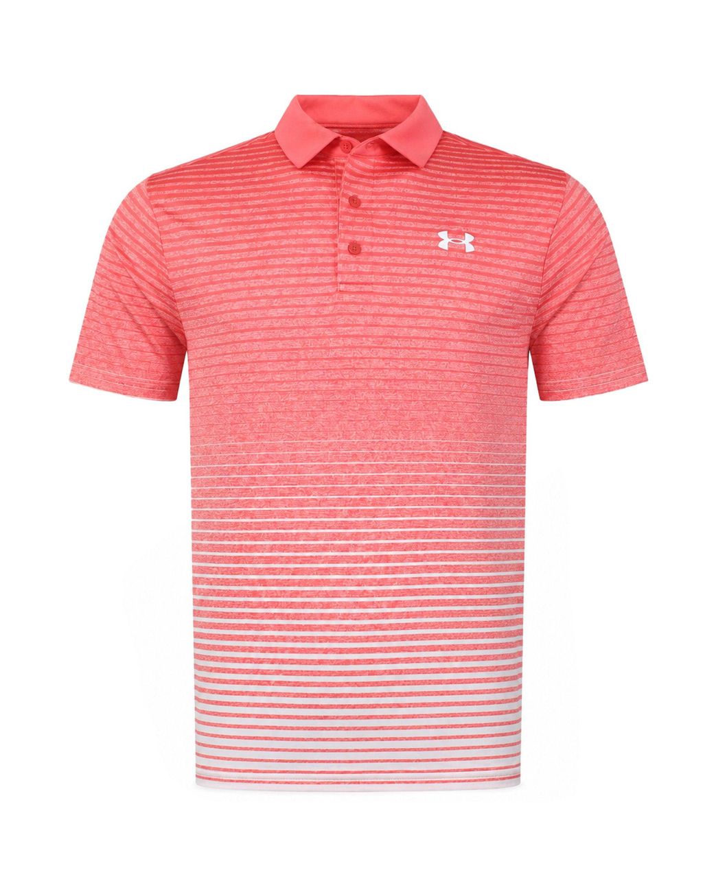 Under Armour Pink Playoff 2.0 Golf Polo Shirt for men