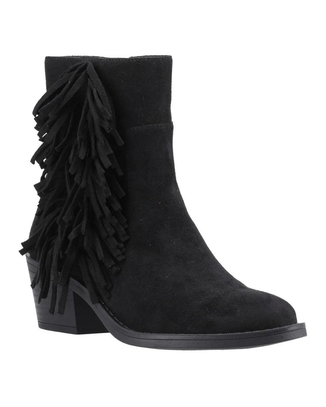 Rocket Dog Black Ladies Yankee Tassel Cowboy Boots