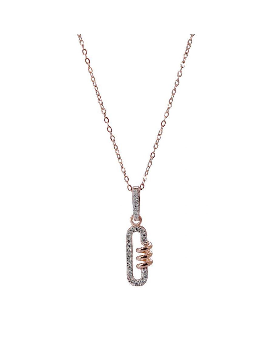 Orphelia Metallic 'Gigi' 925 Sterling Set: Necklace + Earrings + Ring