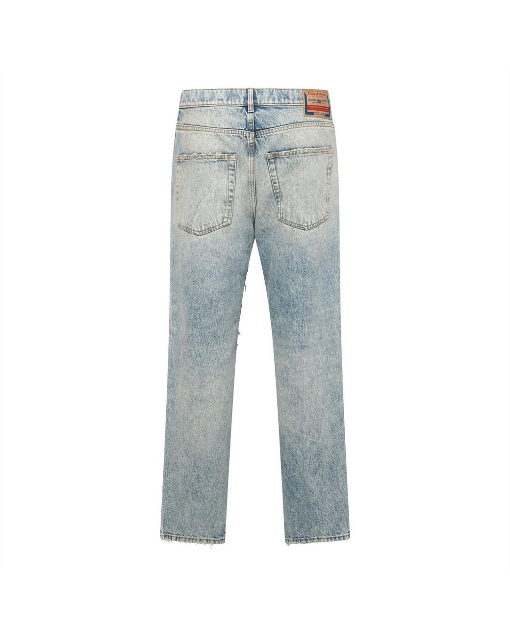 DIESEL Blue D Fire S1 Straight Leg Jeans for men