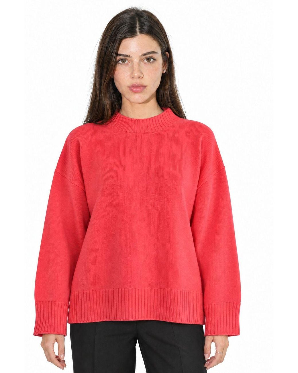 Viorna Red Crewneck Sweatshirt