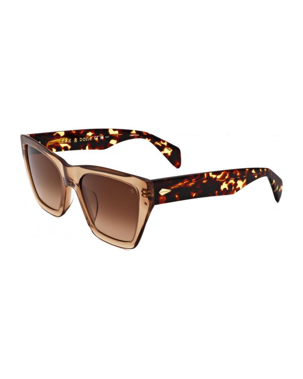 Rag & Bone Brown Rnb1046 G S 54 Xnz Sunglasses