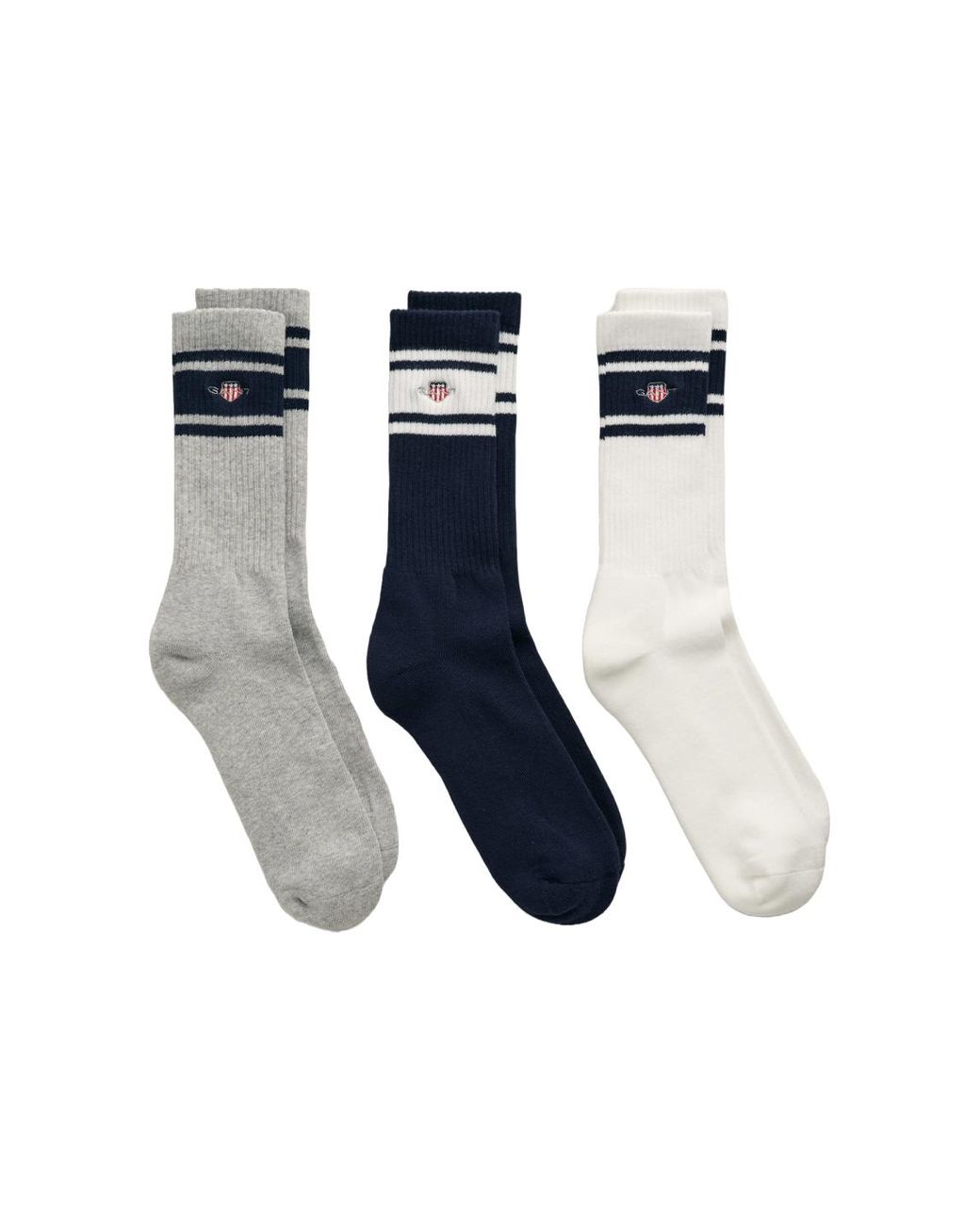 Gant Blue 3 Pack Shield Sport Socks for men
