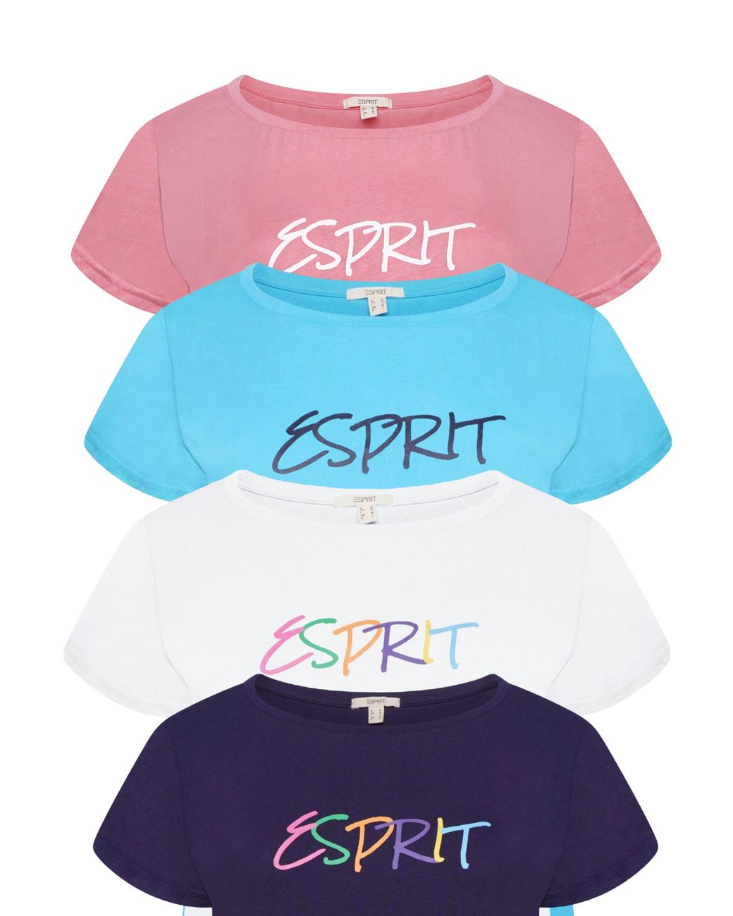Esprit Blue Ladies T-Shirt Pack Of 4