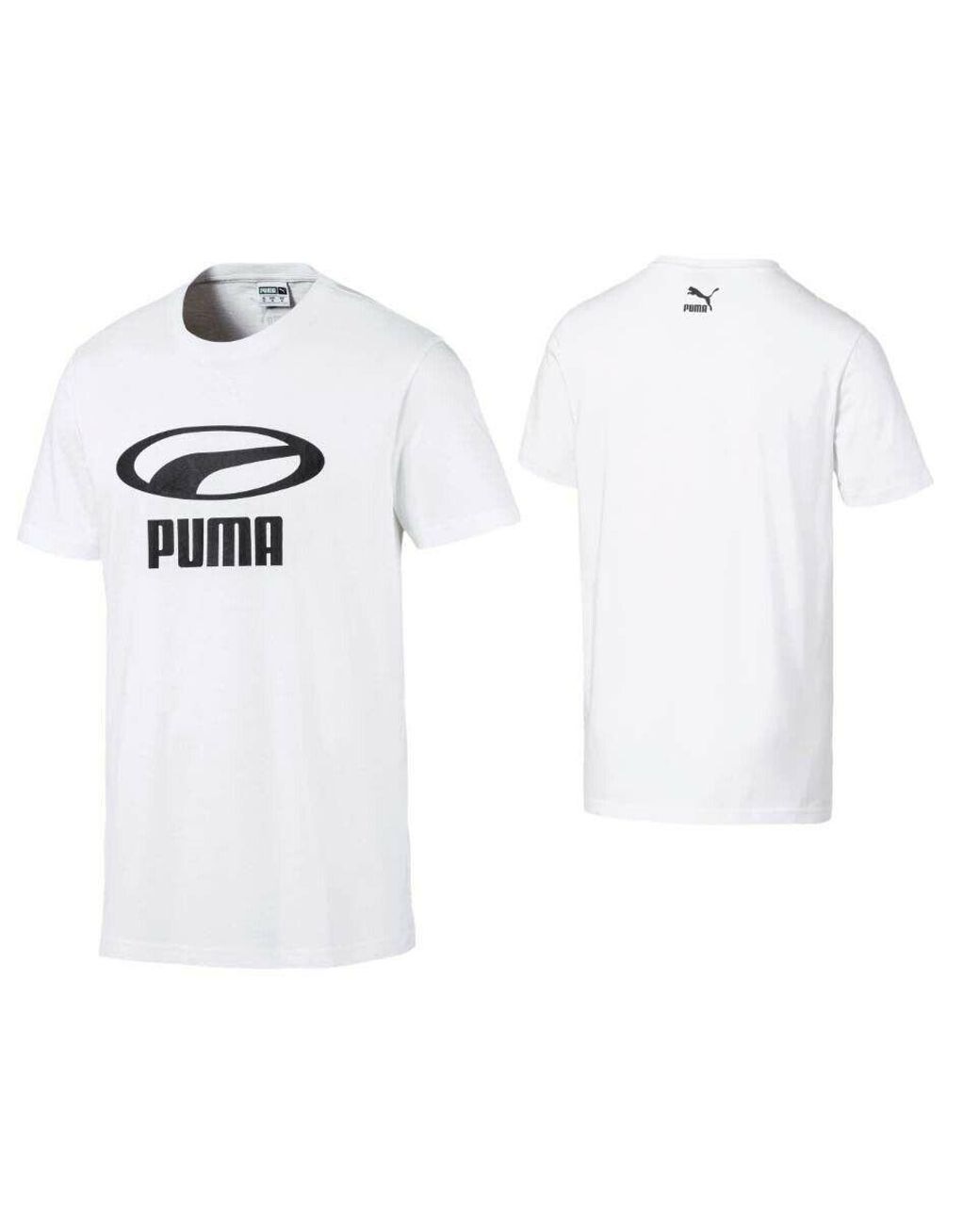 PUMA White Xtg Graphic Short Sleeve Tee T-Shirt Top for men