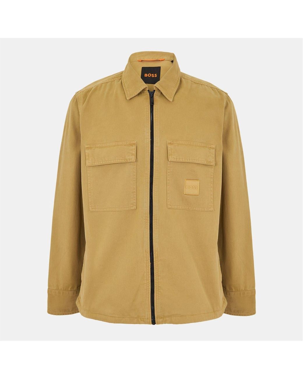 Boss Natural Lovel Zipped Overshirt for men