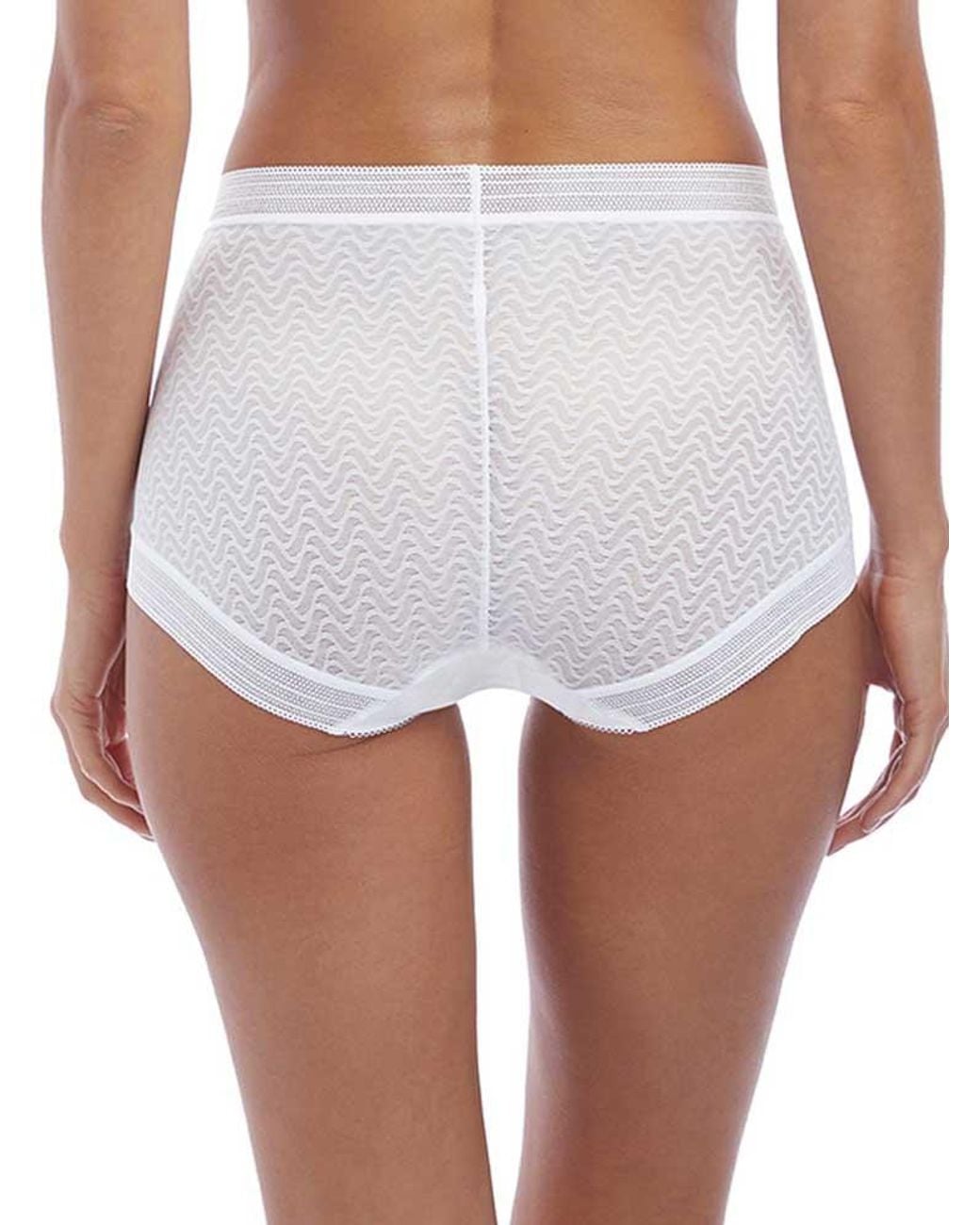 Wacoal White Aphrodite High Waist Brief
