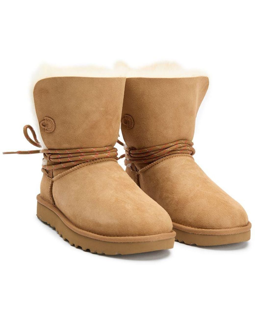 Ugg Brown Ugg Bailey Tie Boots