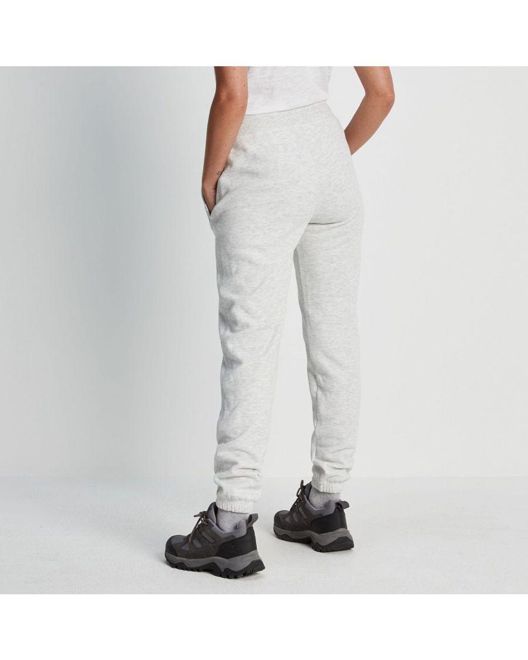 TOG24 White Tilda Sweat Pant Ice Marl Cotton
