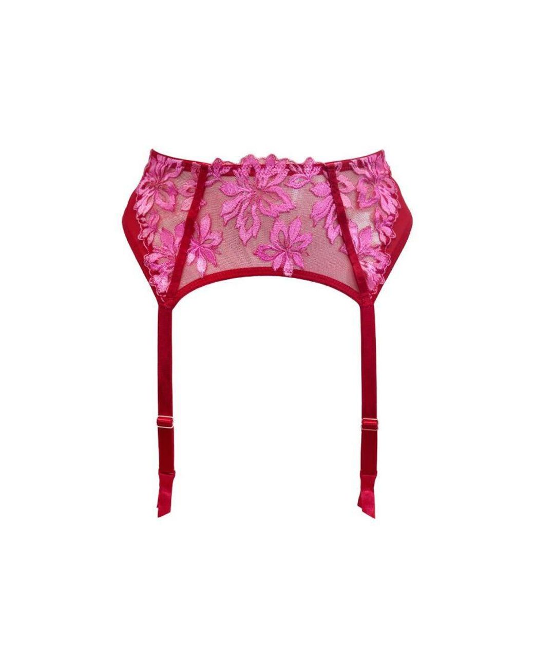 Pour Moi Pink Roxie Suspender
