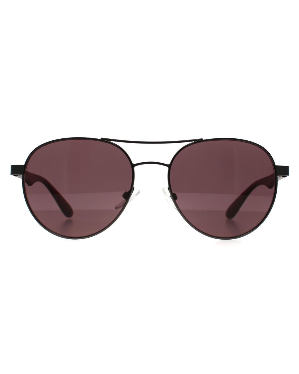 Calvin Klein Brown Aviator Matte Gunmetal Ck19313S