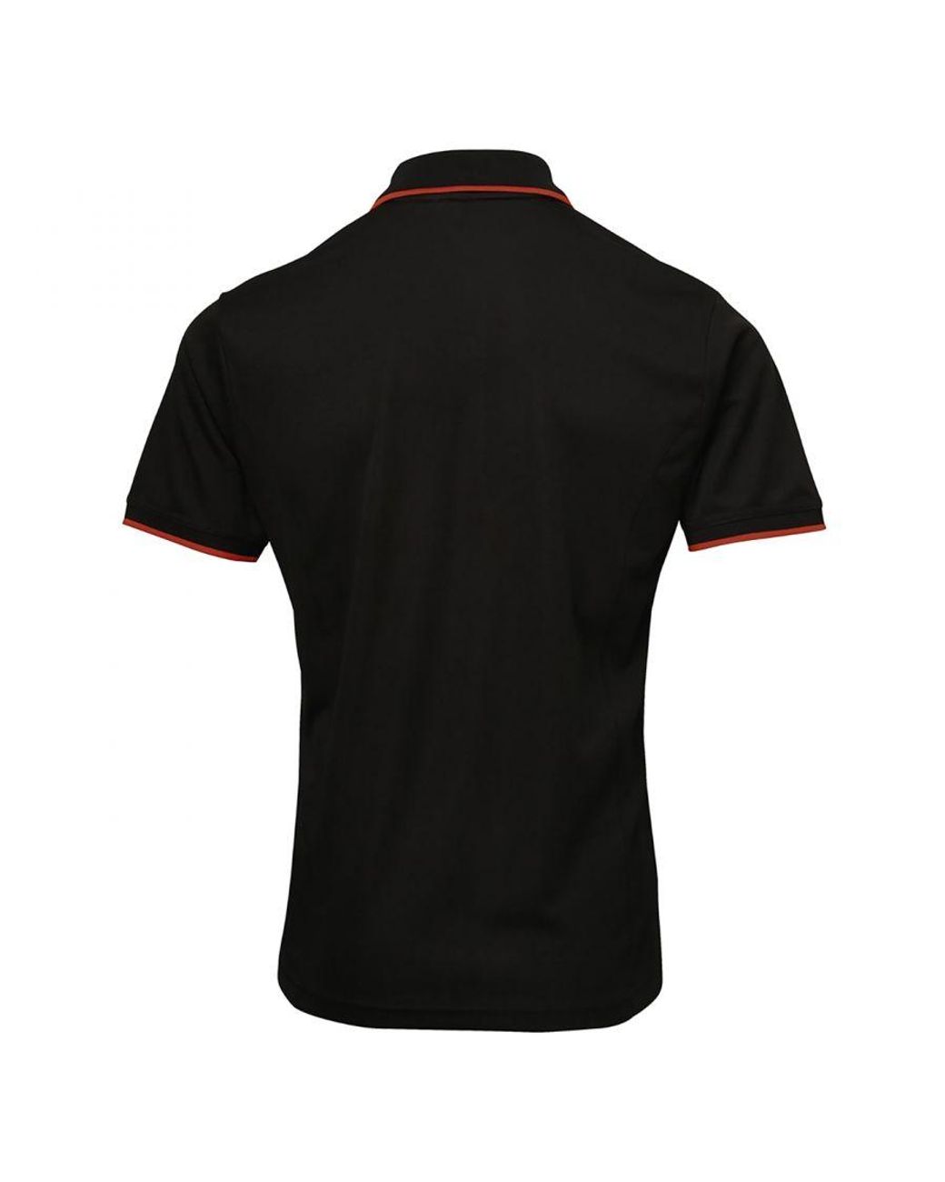 PREMIER Black Contrast Coolchecker Polo Shirt for men