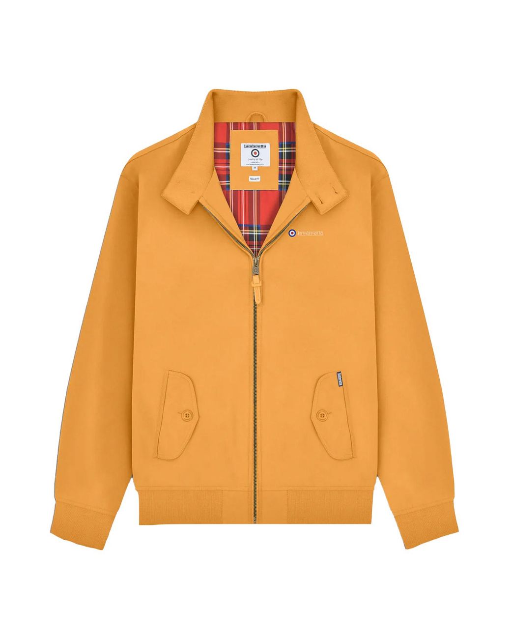 Lambretta Orange Shower Resistant Harrington Jacket for men
