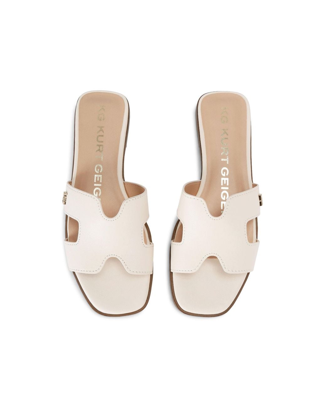 KG by Kurt Geiger White Raven Sandals