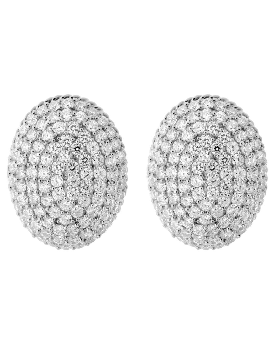 Orphelia Metallic 925 Sterling Stud Earrings