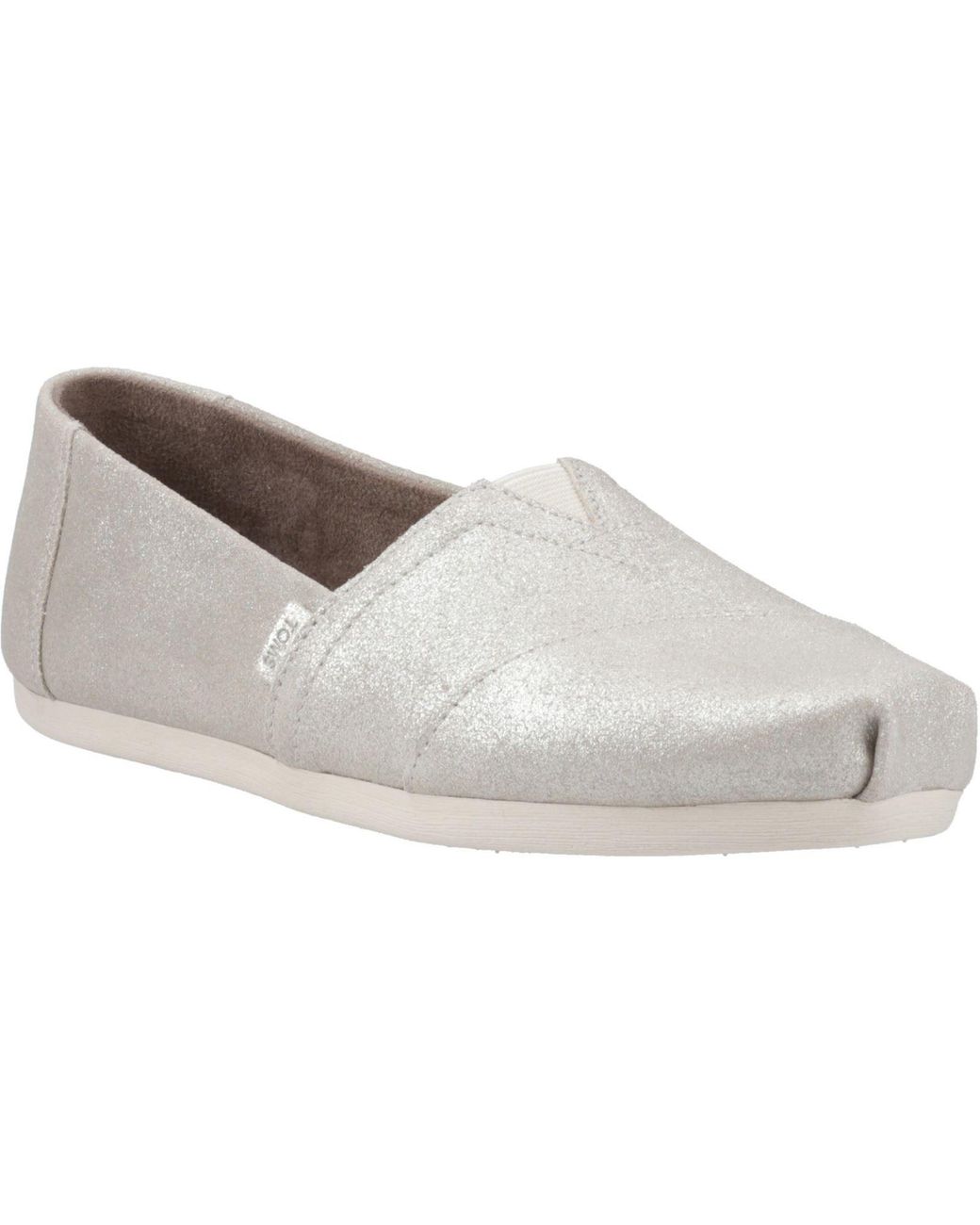 TOMS Gray Alpargata With Cloudbound Leather Espadrilles