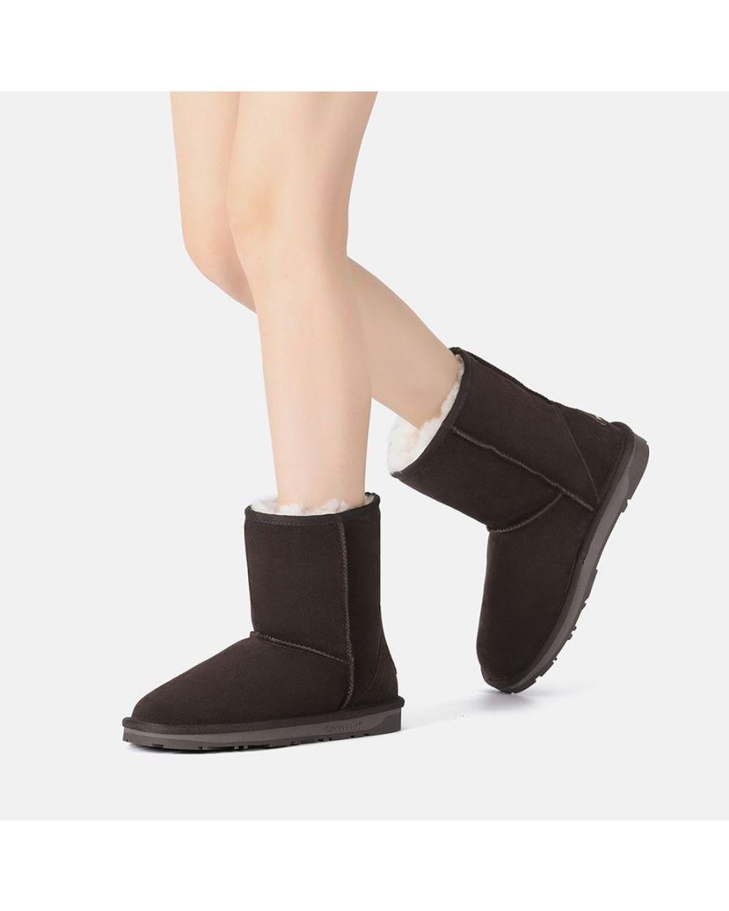 EVER AU Brown Parrot Short Classic Boots