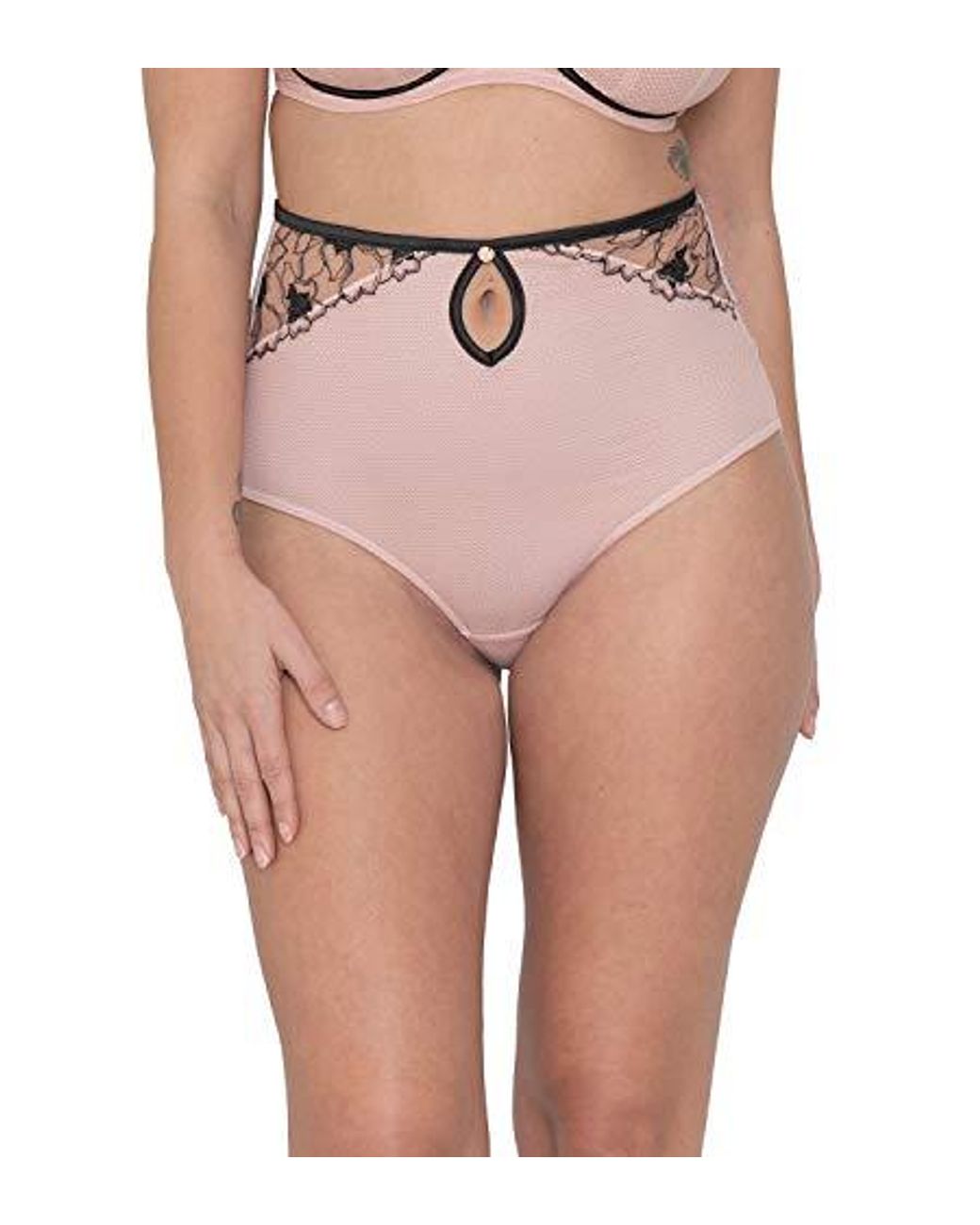 Curvy Kate Pink Heart Throb High Waist Brief