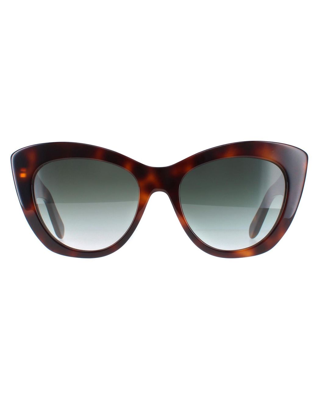 Ferragamo Brown Cat Eye Tortoise Gradient Sf1022S