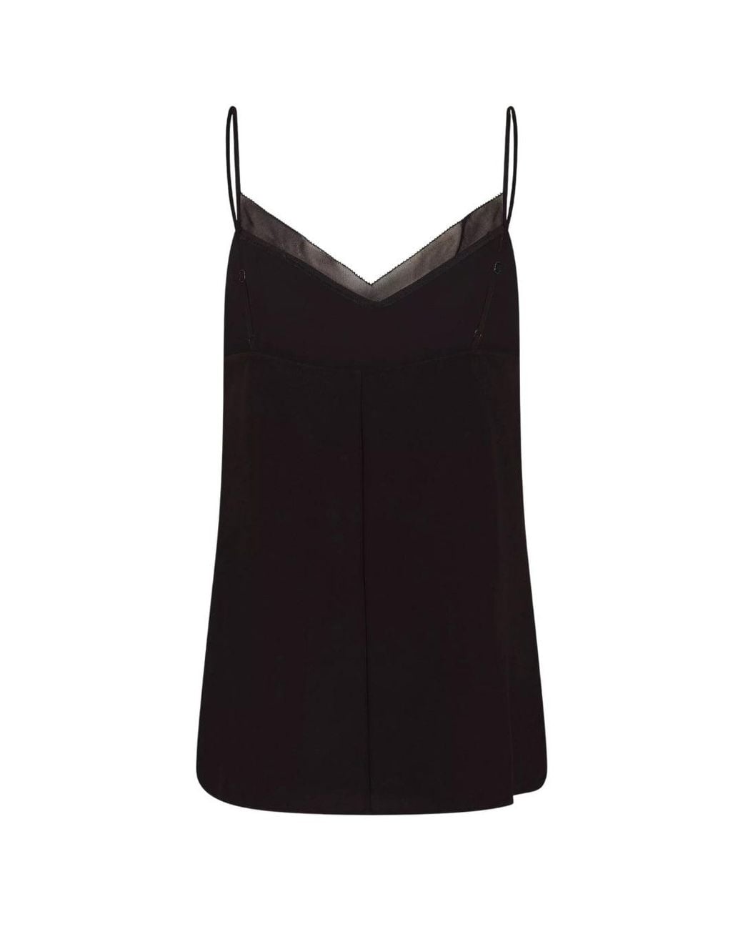 Ted Baker Black Lulea Chiffon Insert Cami Top