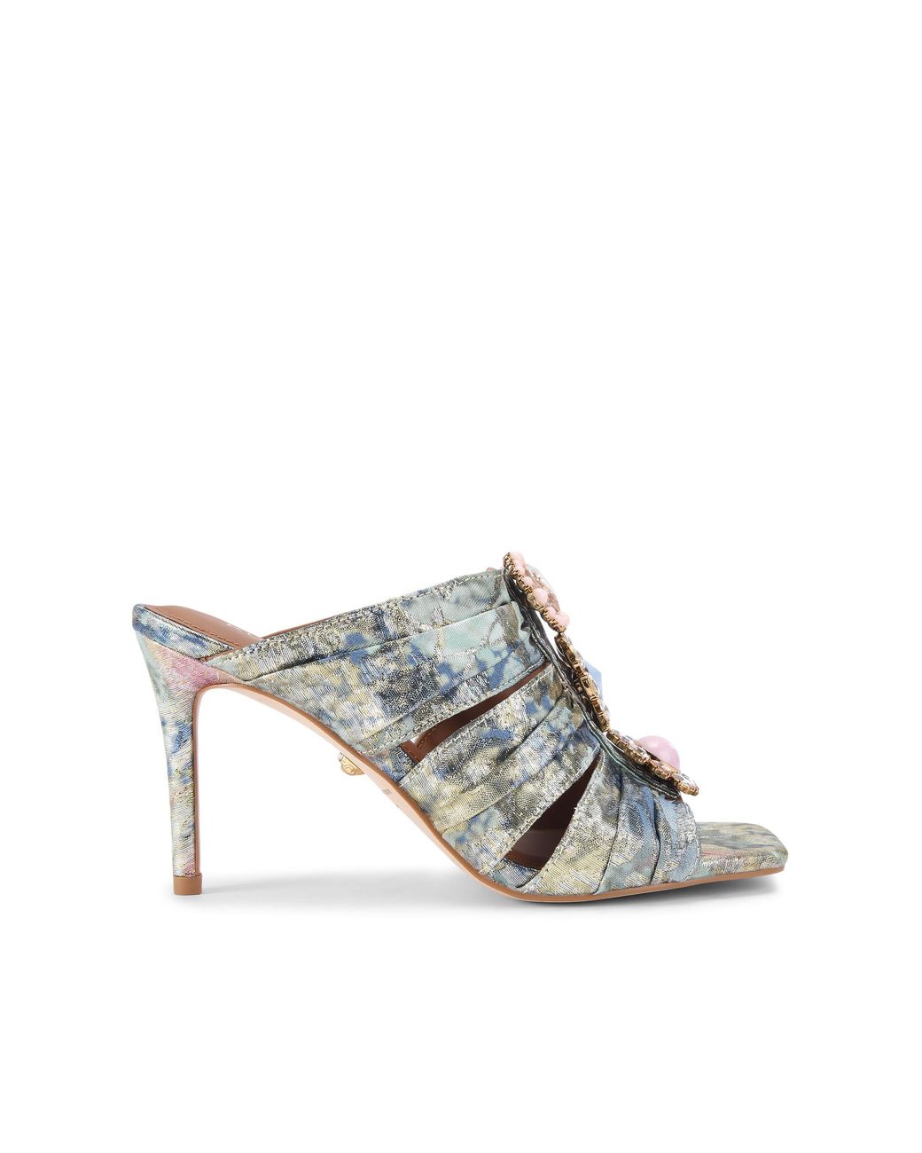 Kurt Geiger Gray Kensington Soft Bow Mule Mules