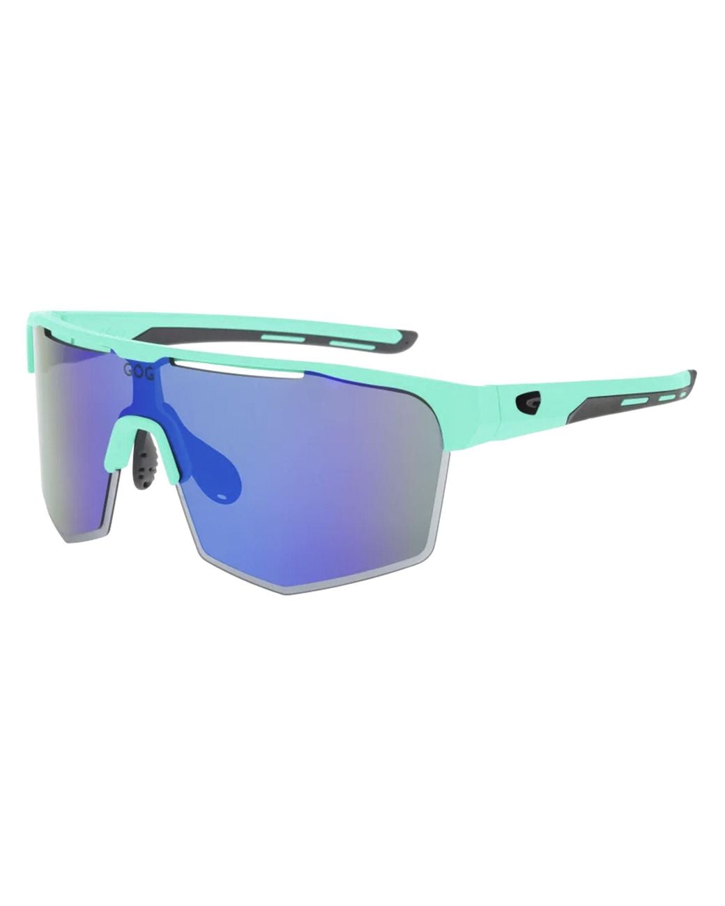 G.O.D Eyewear Blue Uv400 Cycling Sunglasses With Mirror Scratch-Resistant Polycarbonate Lens