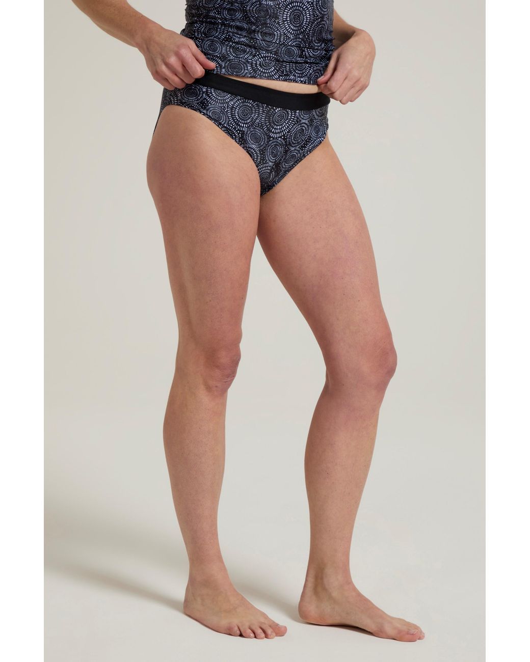 Mountain Warehouse Blue 'Ocean Notion' Bikini Bottoms Quick Drying Stretchy Swimming Briefs