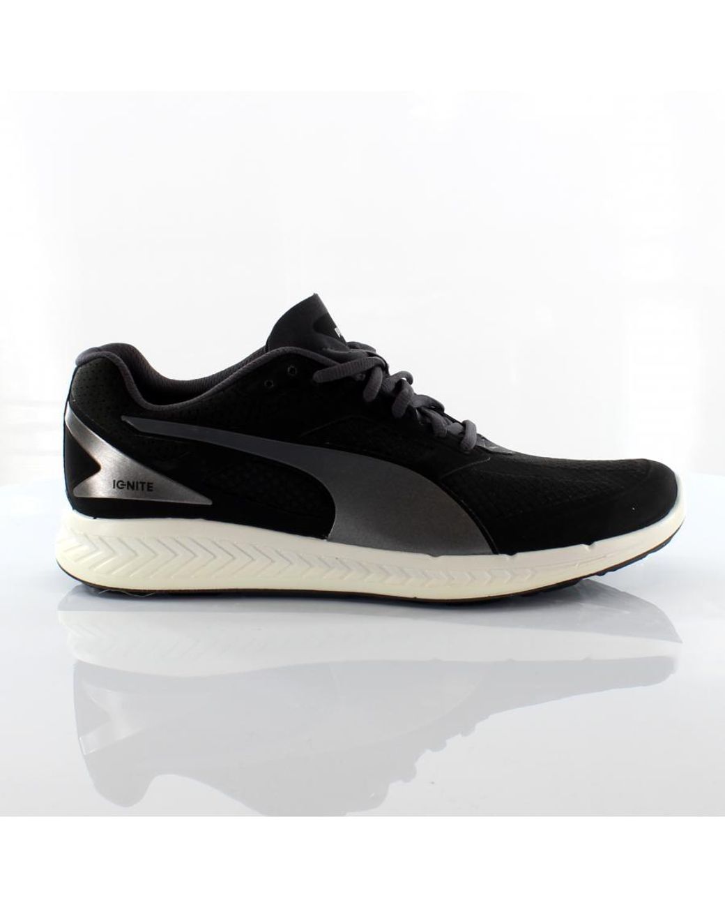 PUMA Ignite Mesh Black Textile Trainers 188584 04 for Men | Lyst UK