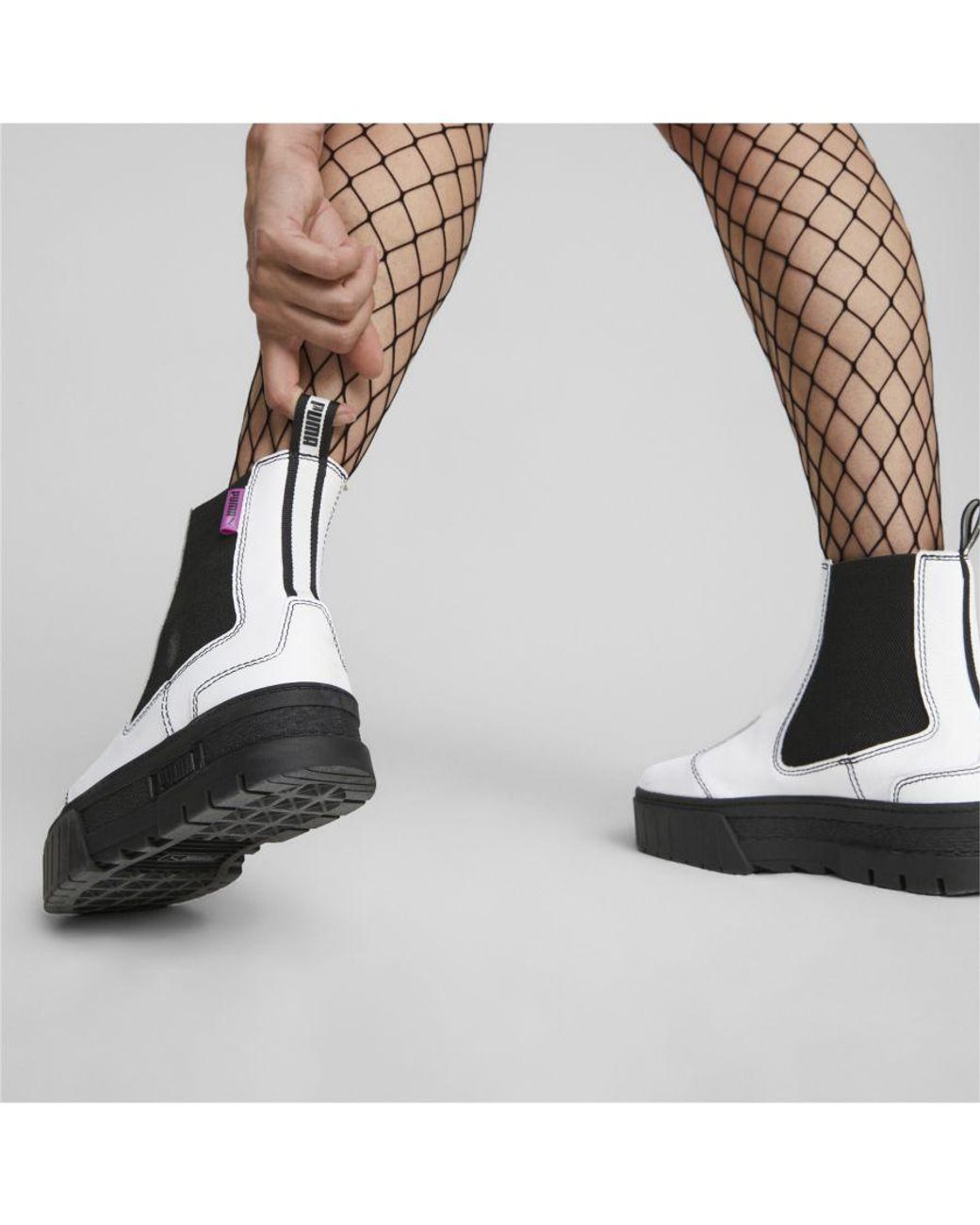 PUMA Black Mayze Pop Chelsea Boot