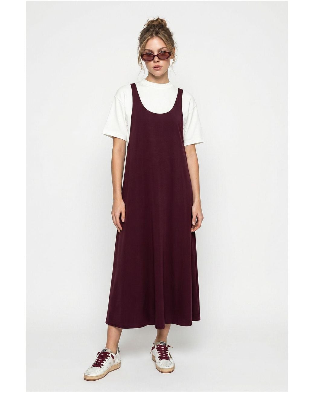Bianco Lucci Red Midi Dress