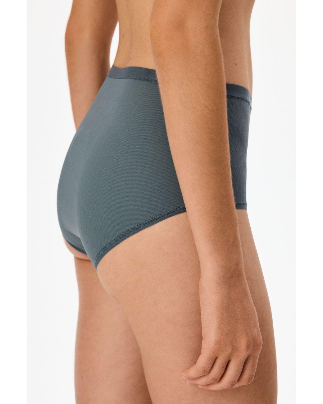 Penti Essentials Slips Met Hoge Taille in het Blue