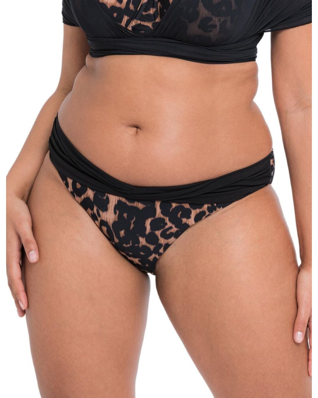 Curvy Kate Black Wrapsody Bikini Brief