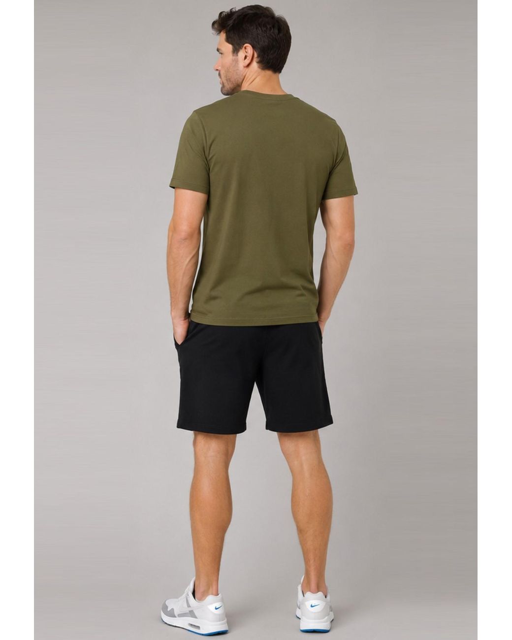 Nike Green T-Shirt & Shorts Set for men