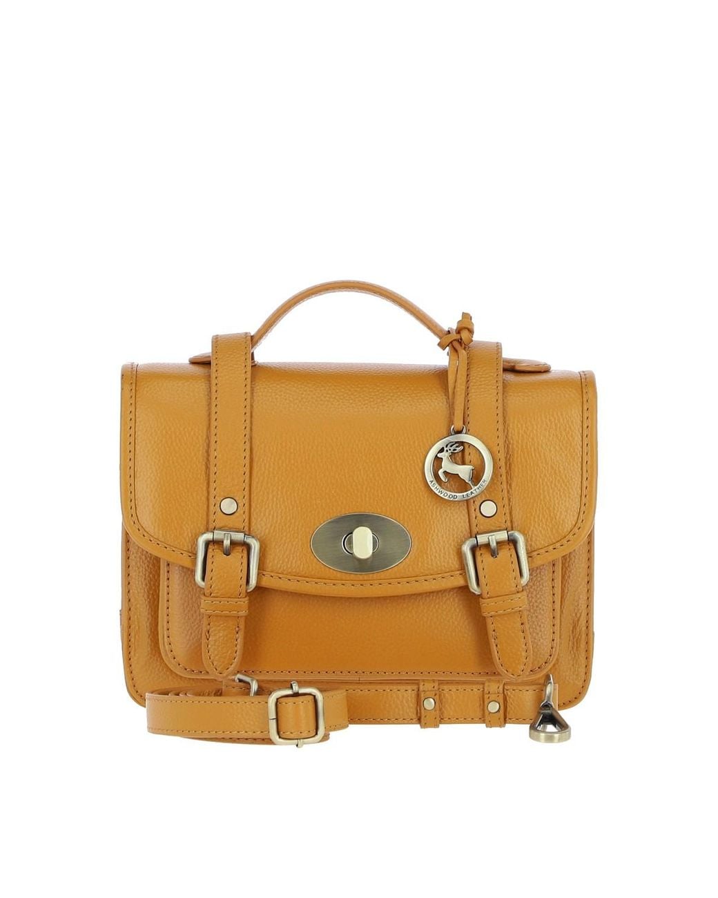 Ashwood Leather Metallic Stylish Real Large Satchel Bag