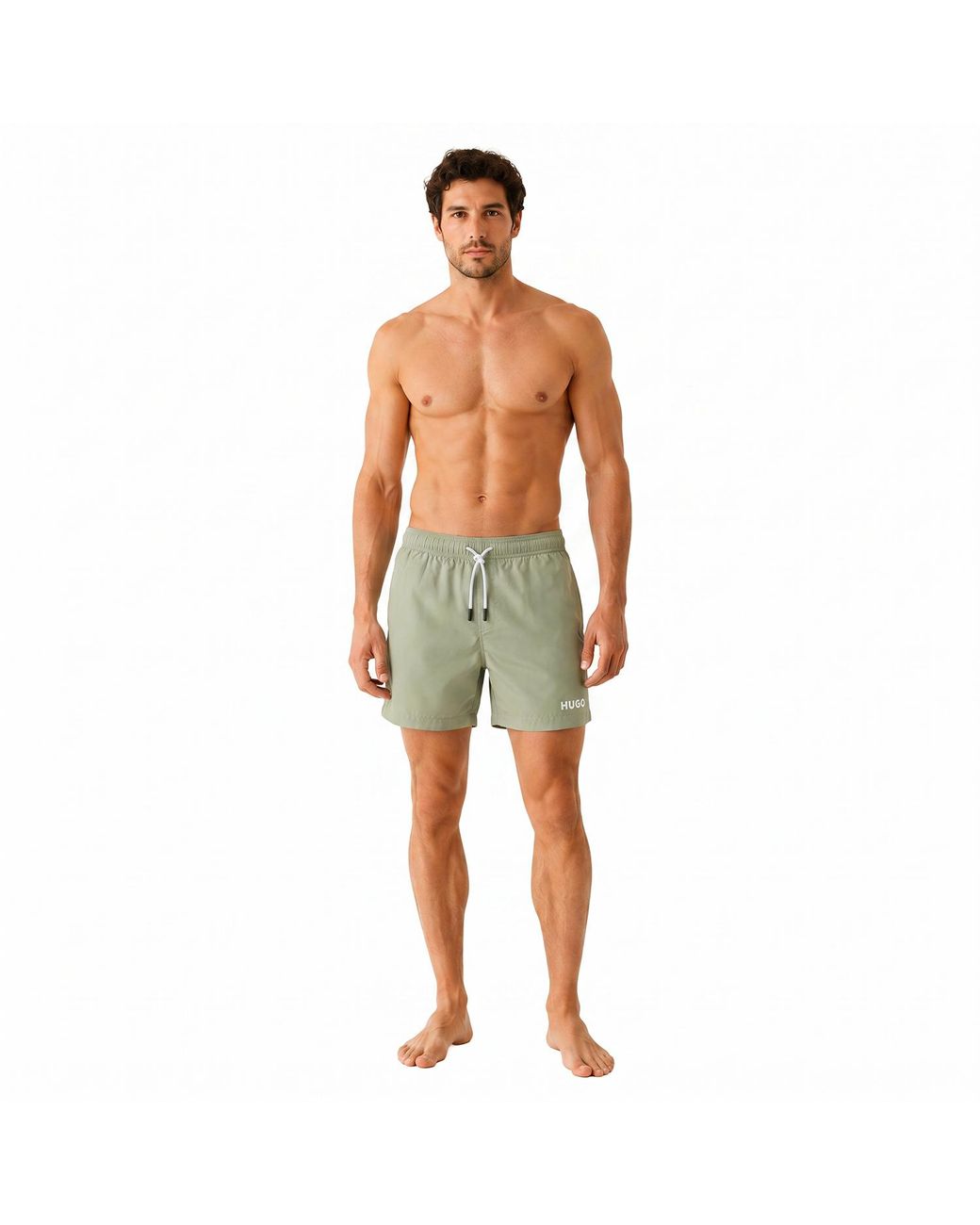 Boss Green Swim Trunks Short Style Haiti 50469312 for men