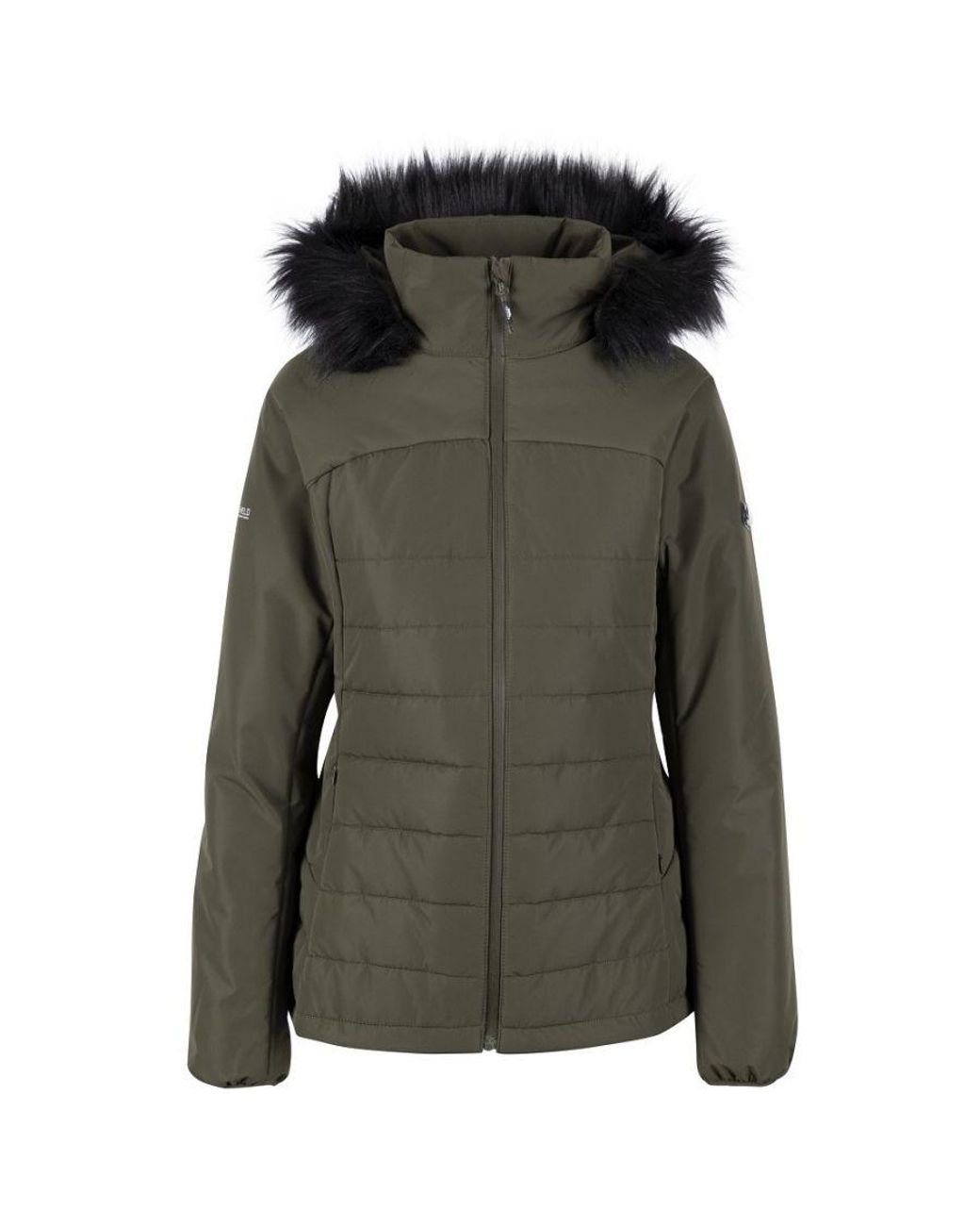 Trespass green shop coat