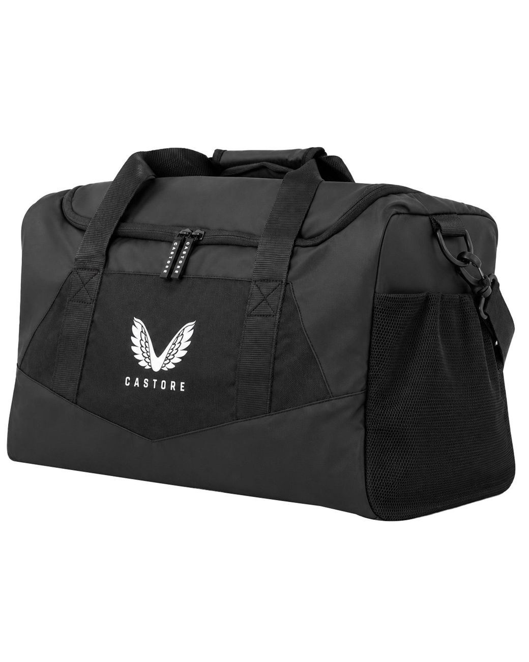 Castore Black Logo Duffle Bag for men