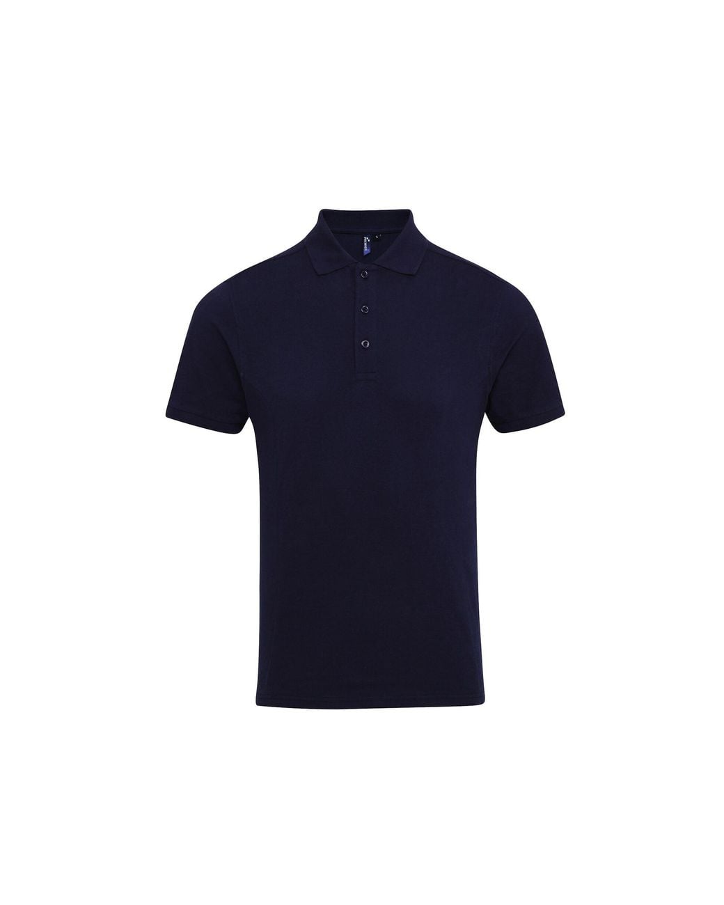 PREMIER Blue Coolchecker Plus Pique Polo With Coolplus for men
