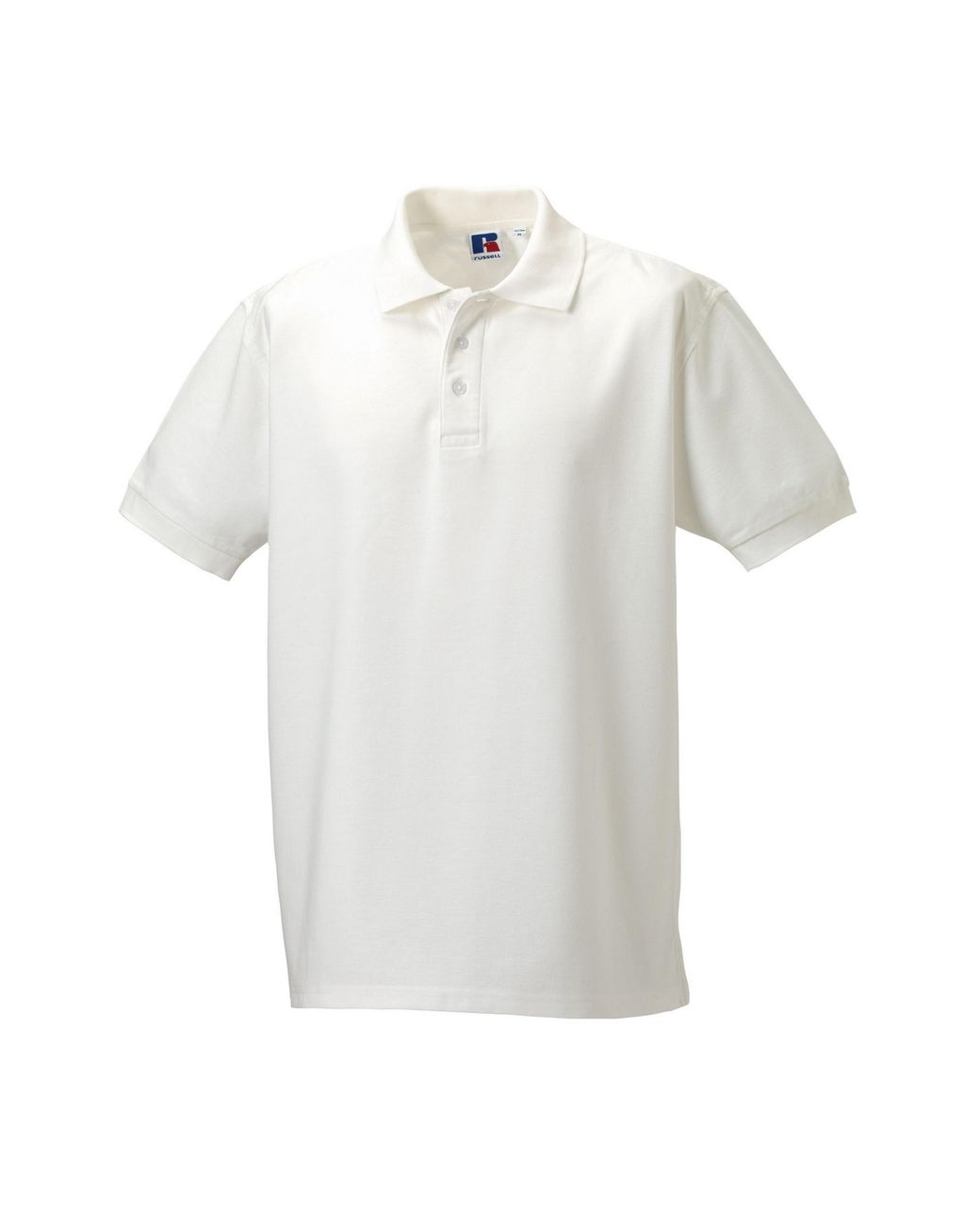 Russell White Ultimate Classic Polo Shirt for men