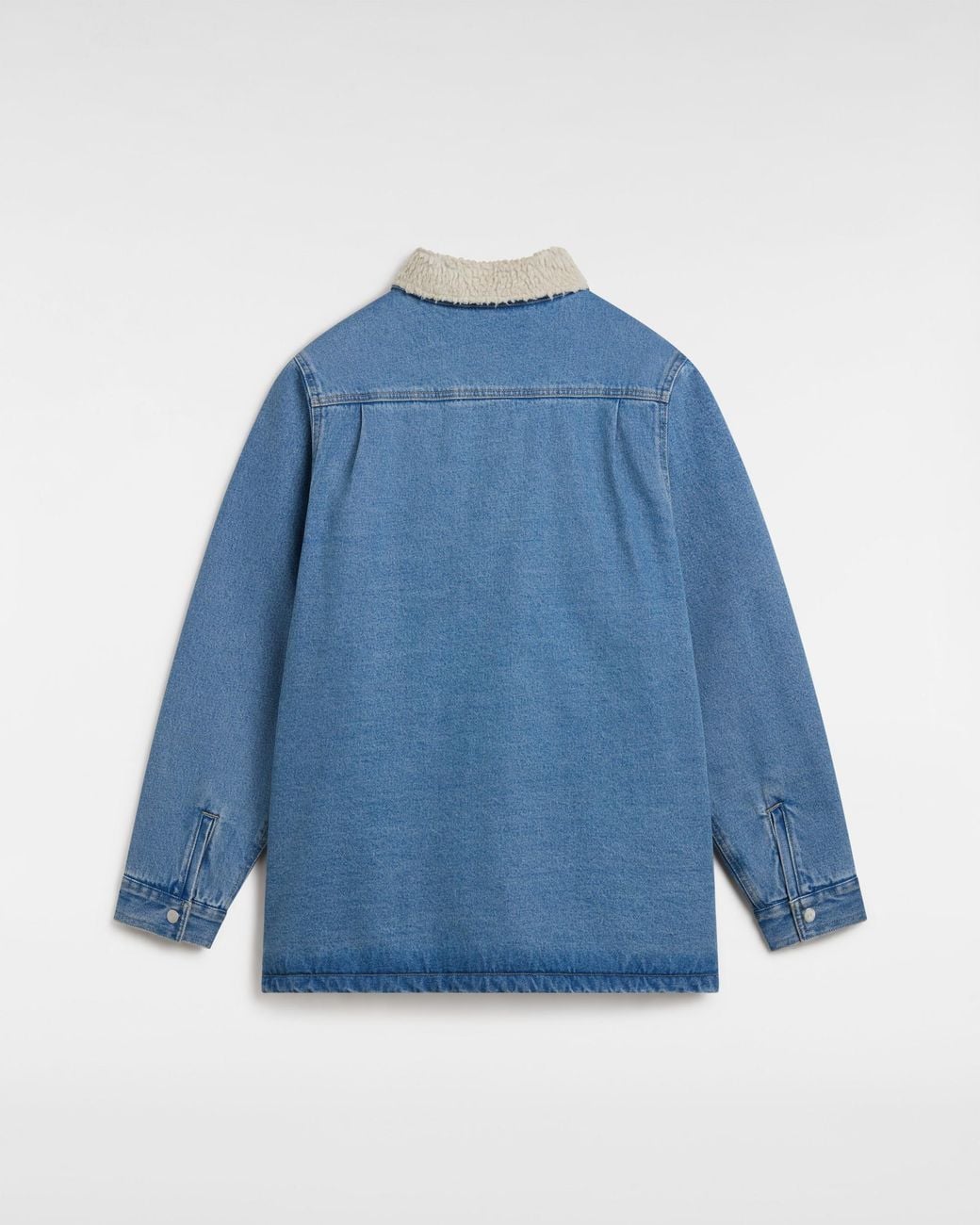 Vans Blue Drill Chore Denim Sherpa Jacket for men